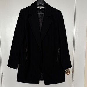 DKNY Women's Black Blazer Coat